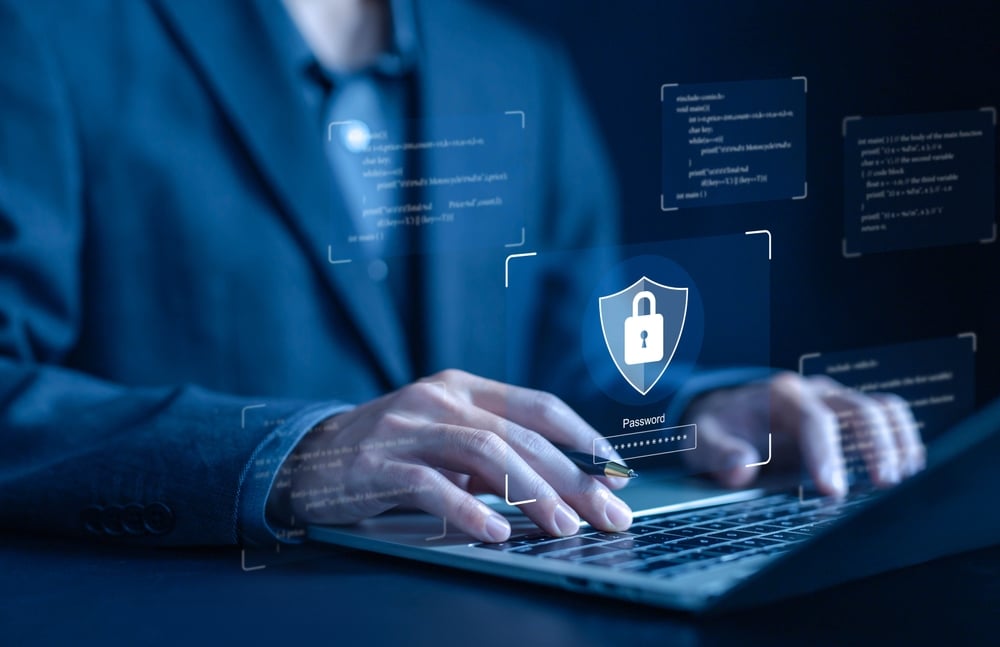 Security and risk consultant advising executive board on cyber risk and compliance